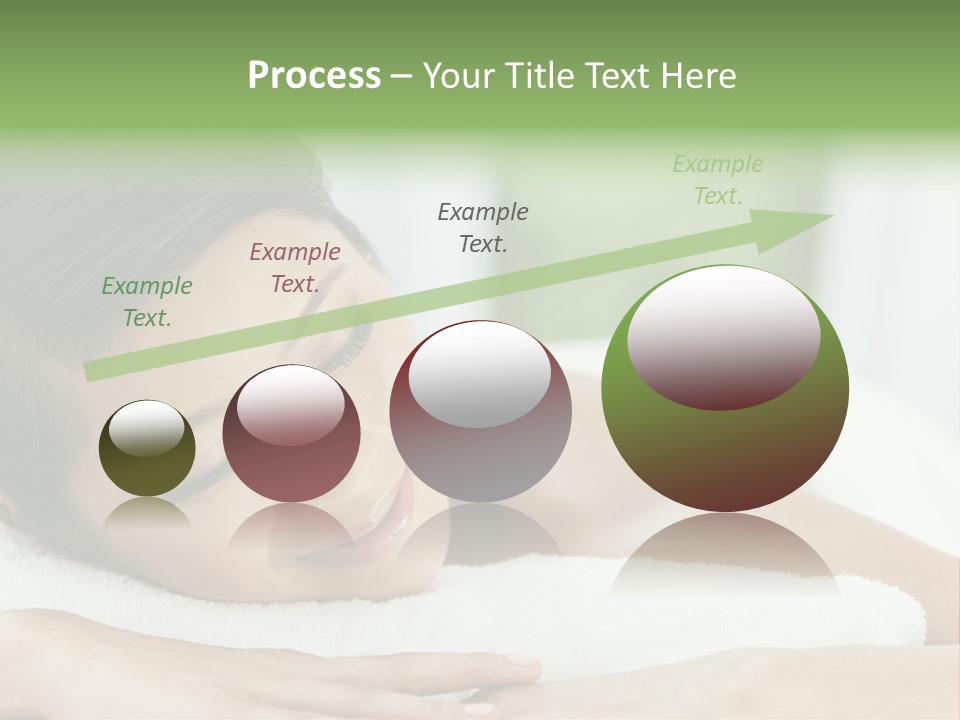 Pose Female Black PowerPoint Template