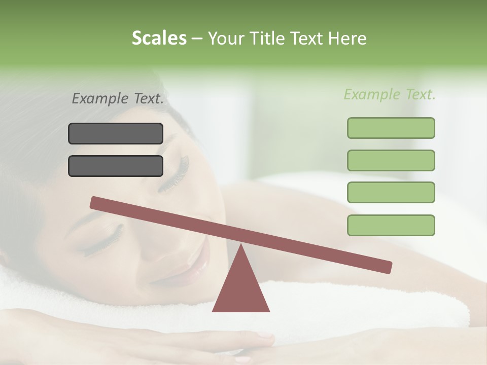 Pose Female Black PowerPoint Template