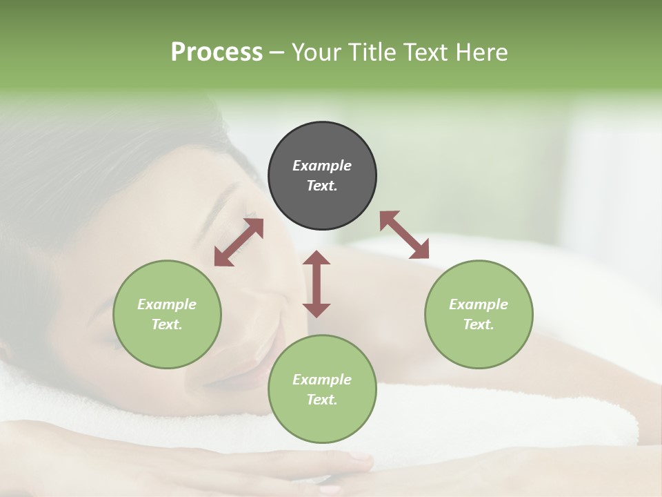 Pose Female Black PowerPoint Template