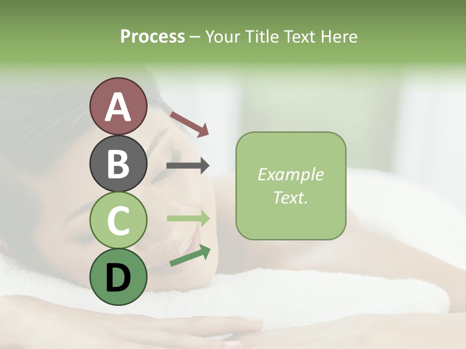 Pose Female Black PowerPoint Template