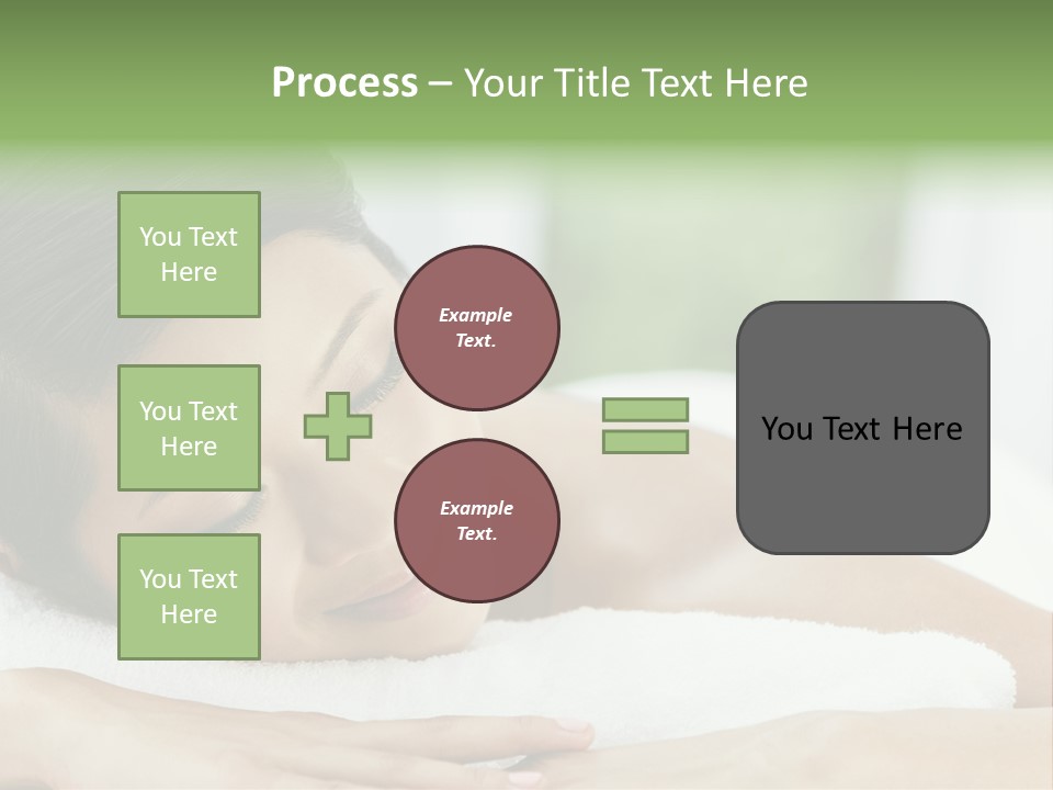 Pose Female Black PowerPoint Template