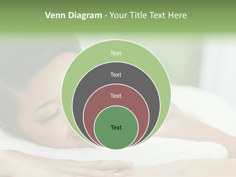 Pose Female Black PowerPoint Template