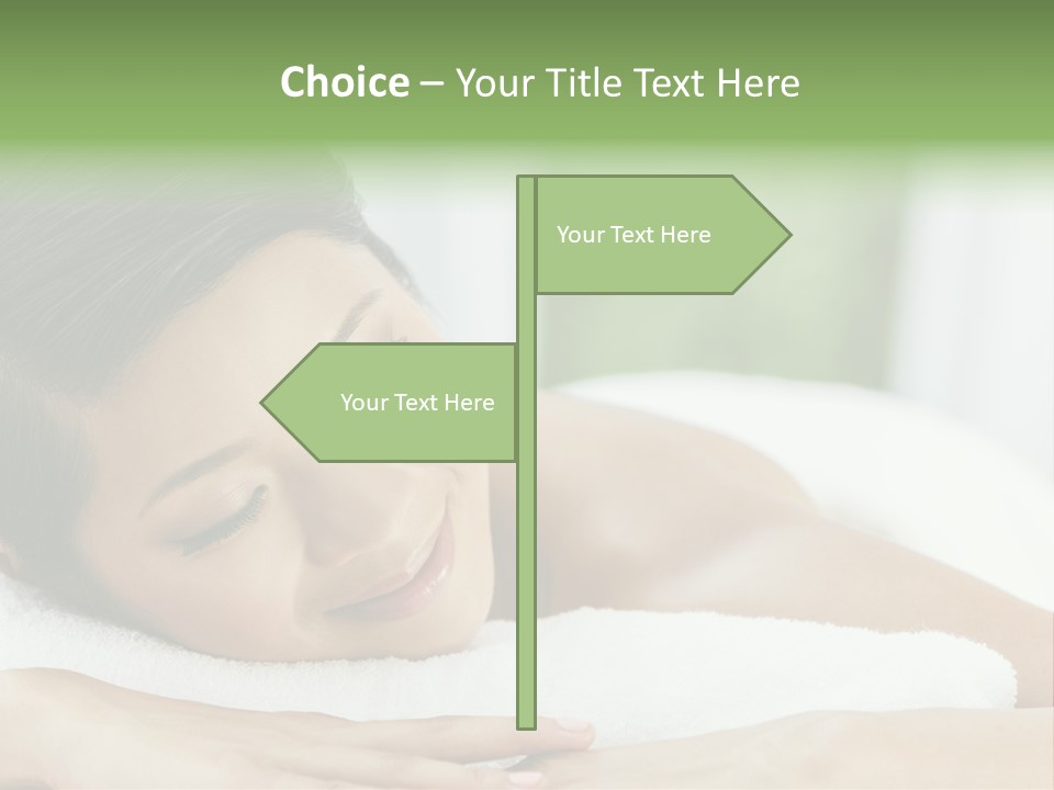 Pose Female Black PowerPoint Template