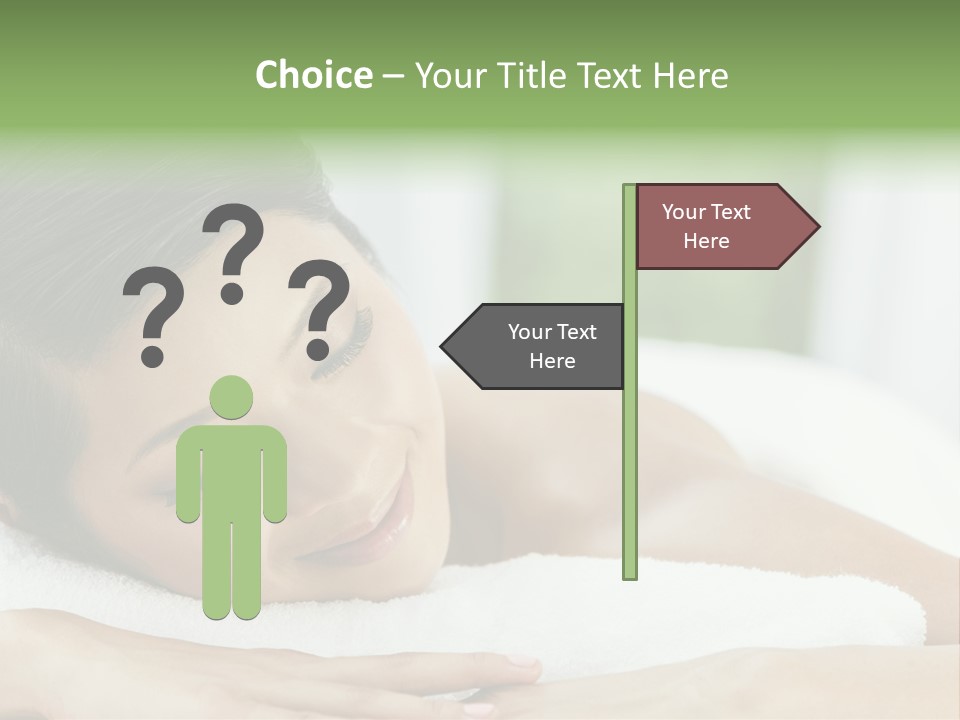 Pose Female Black PowerPoint Template