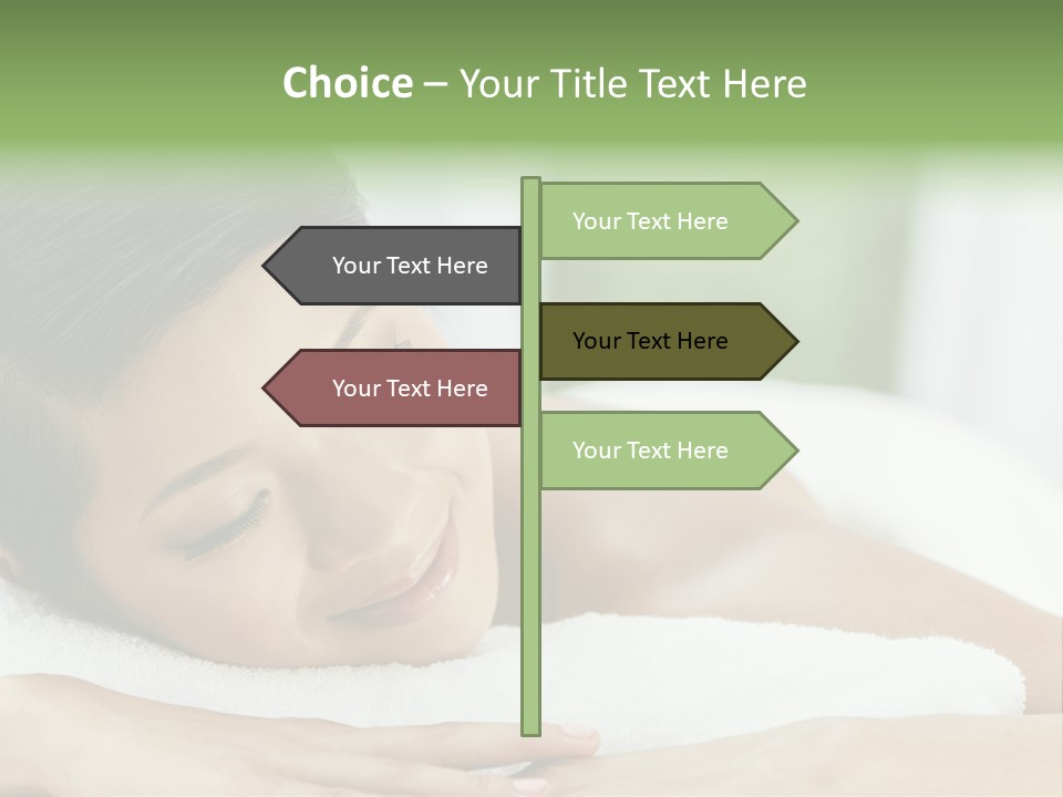 Pose Female Black PowerPoint Template