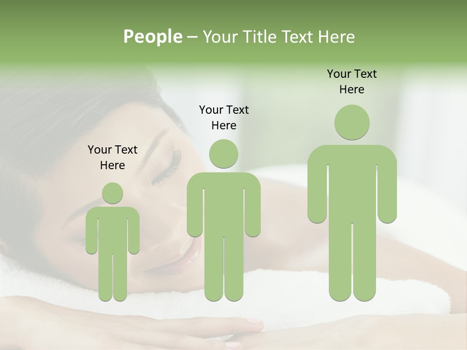 Pose Female Black PowerPoint Template