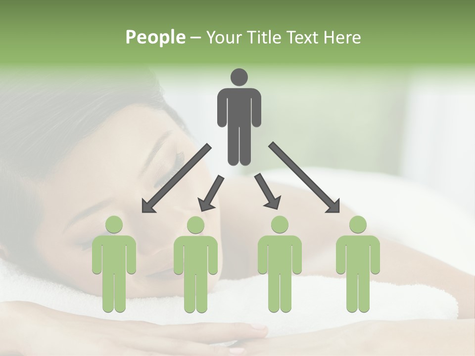 Pose Female Black PowerPoint Template