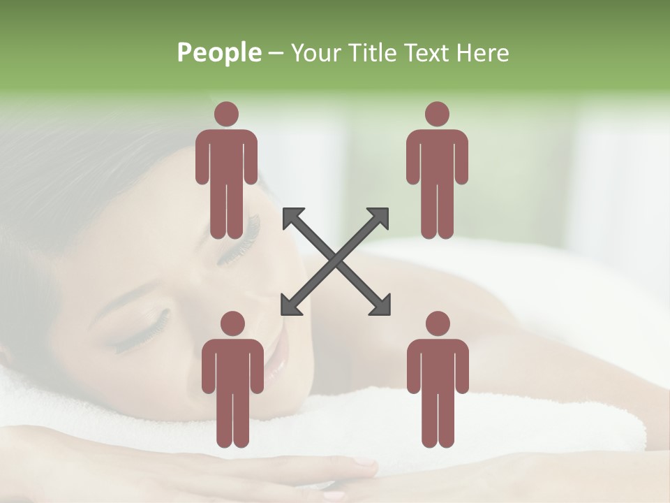 Pose Female Black PowerPoint Template