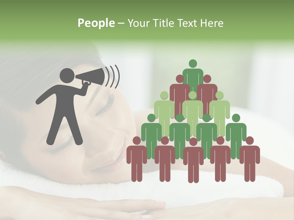 Pose Female Black PowerPoint Template