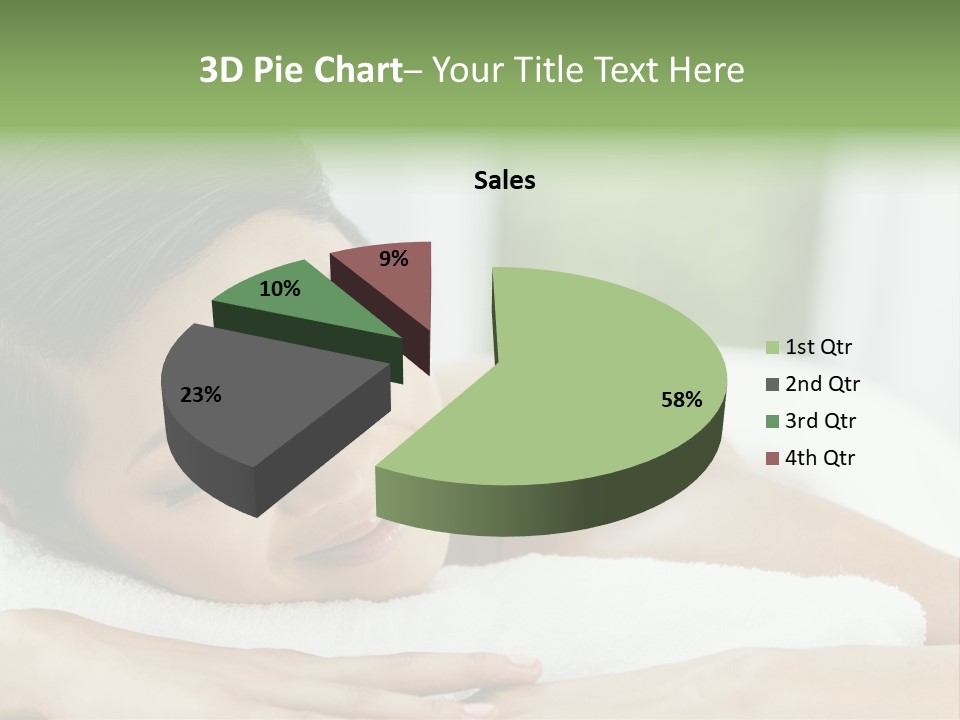 Pose Female Black PowerPoint Template