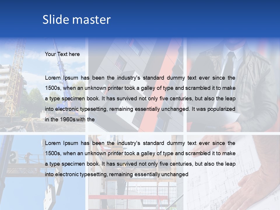 Woman Sensuality Hair PowerPoint Template