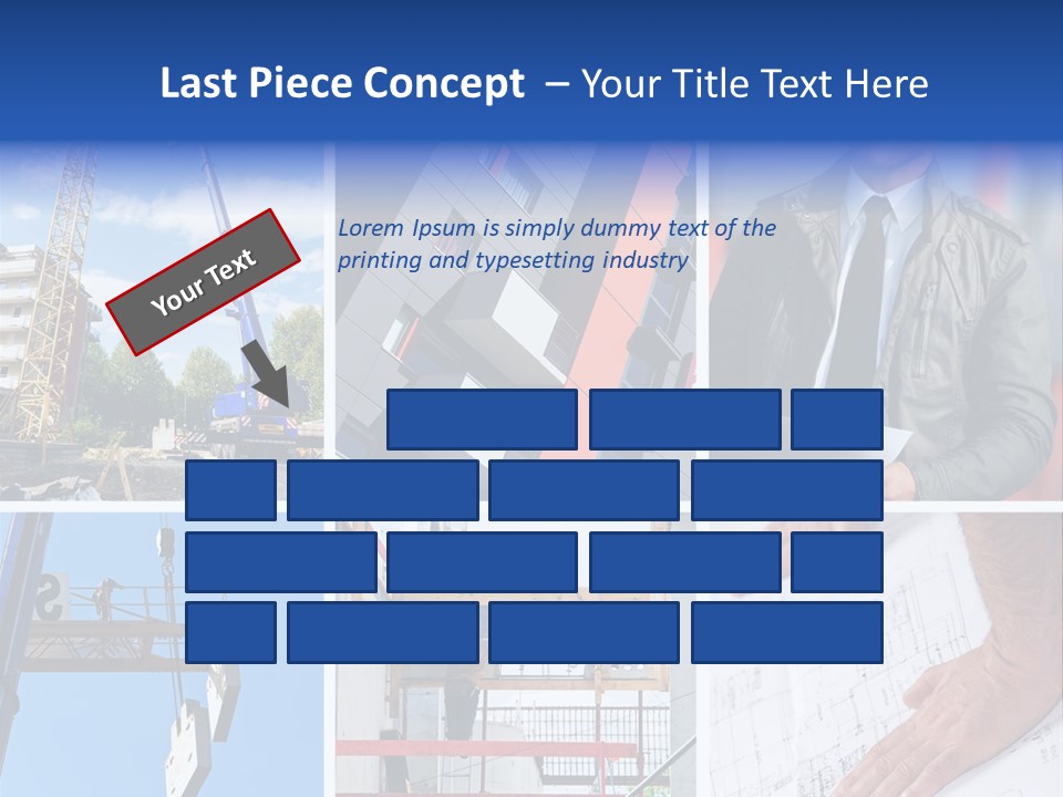 Woman Sensuality Hair PowerPoint Template