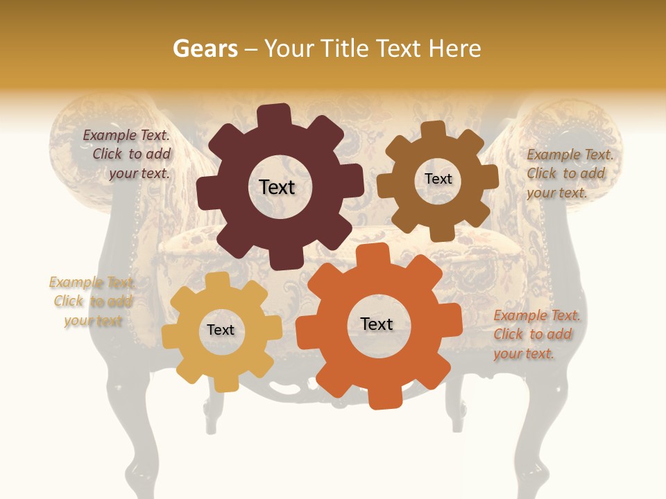 Yellow Background Retro PowerPoint Template