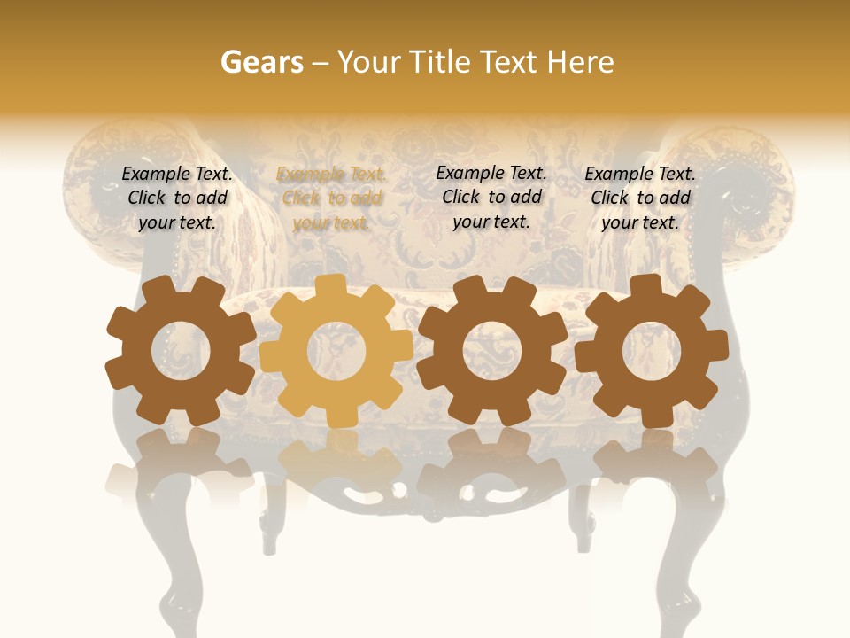 Yellow Background Retro PowerPoint Template