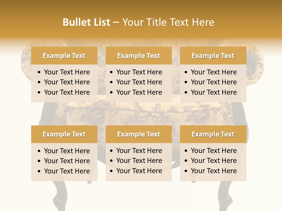 Yellow Background Retro PowerPoint Template