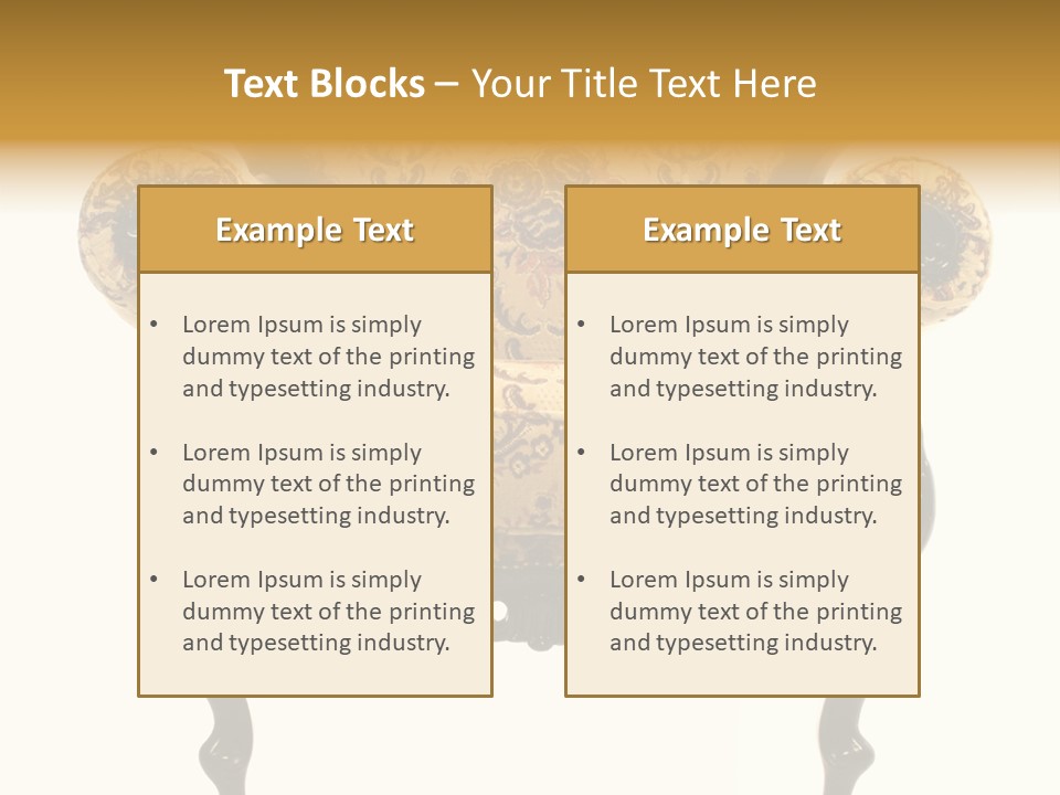 Yellow Background Retro PowerPoint Template