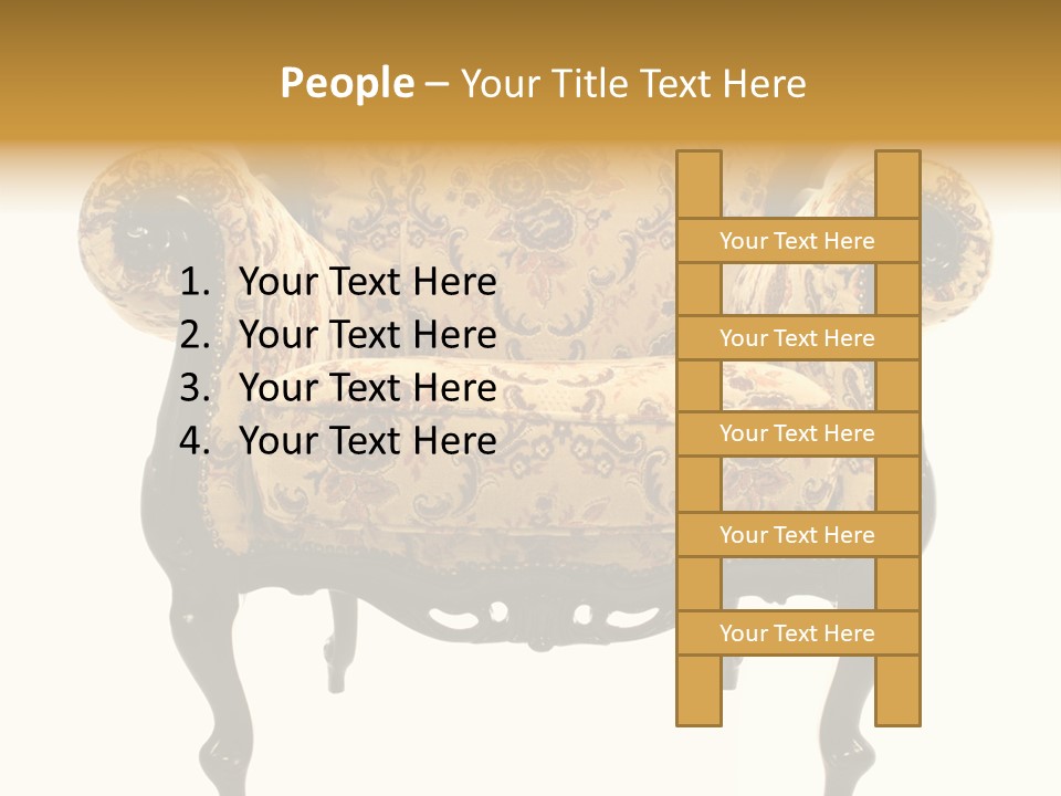 Yellow Background Retro PowerPoint Template