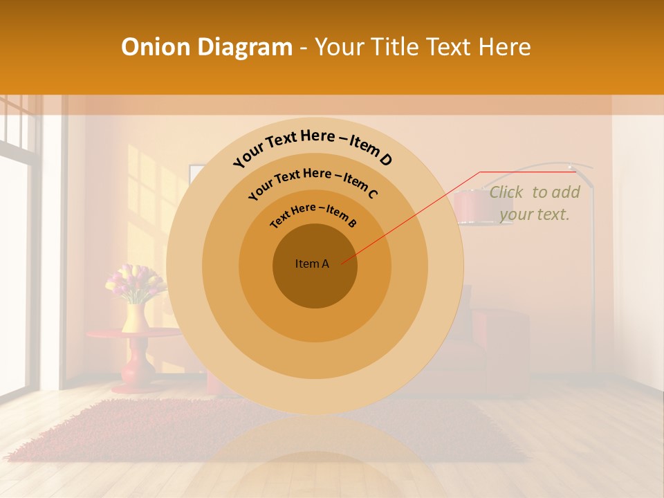 Horizontal Comfort Wall PowerPoint Template