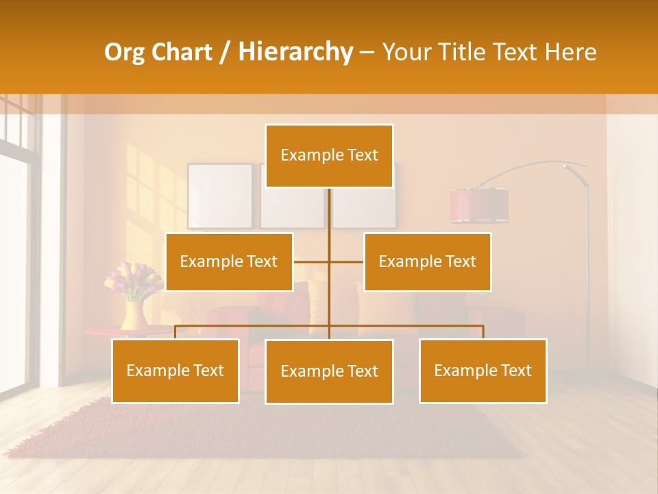 Horizontal Comfort Wall PowerPoint Template