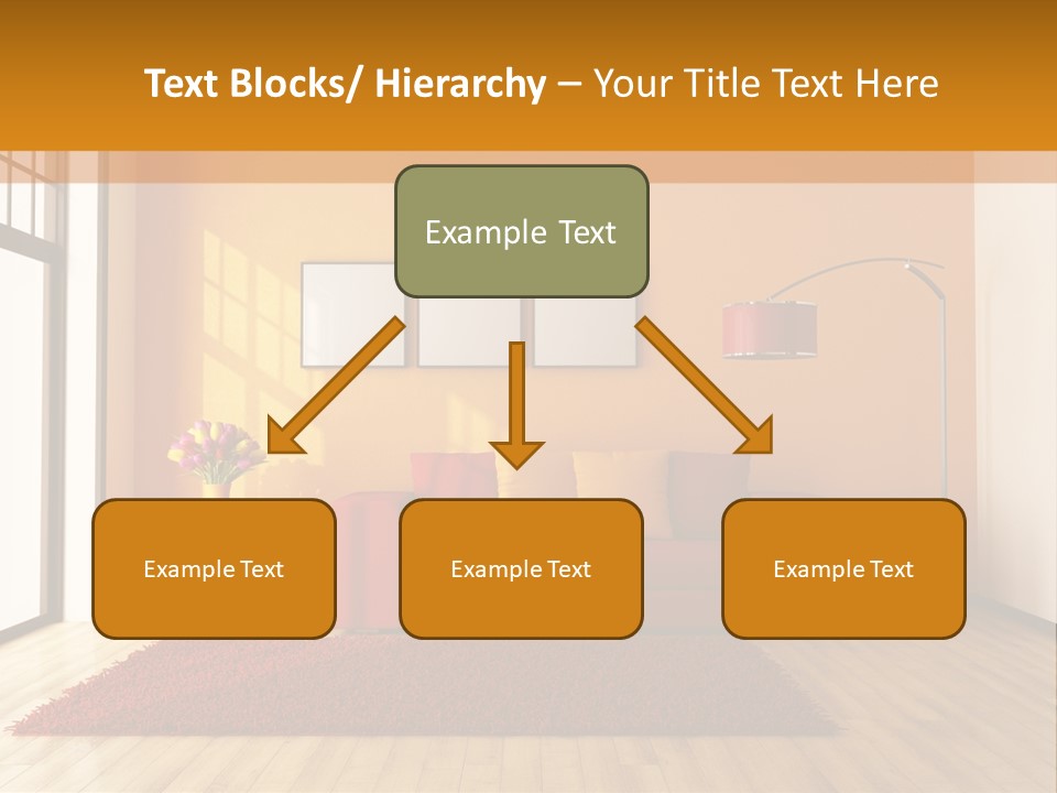 Horizontal Comfort Wall PowerPoint Template