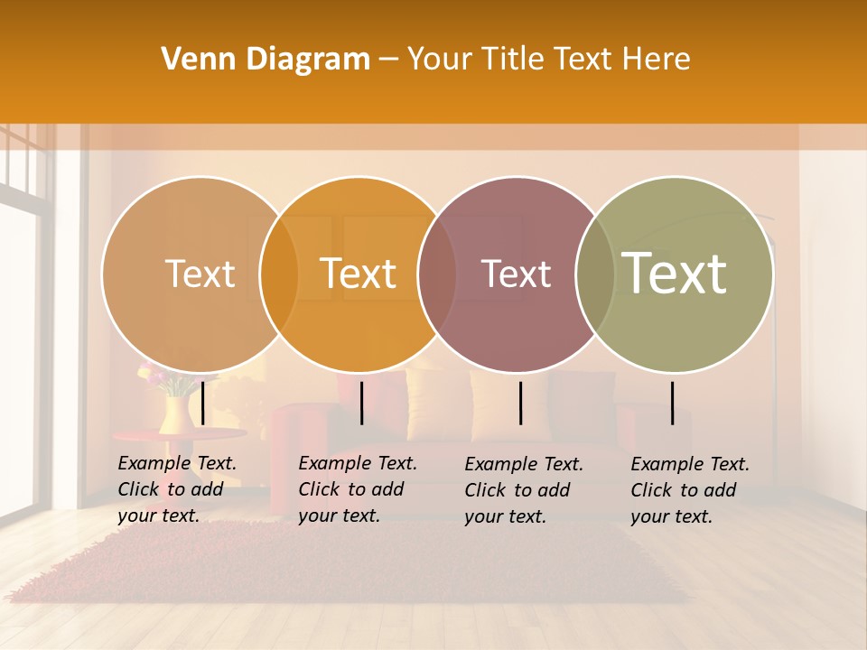Horizontal Comfort Wall PowerPoint Template