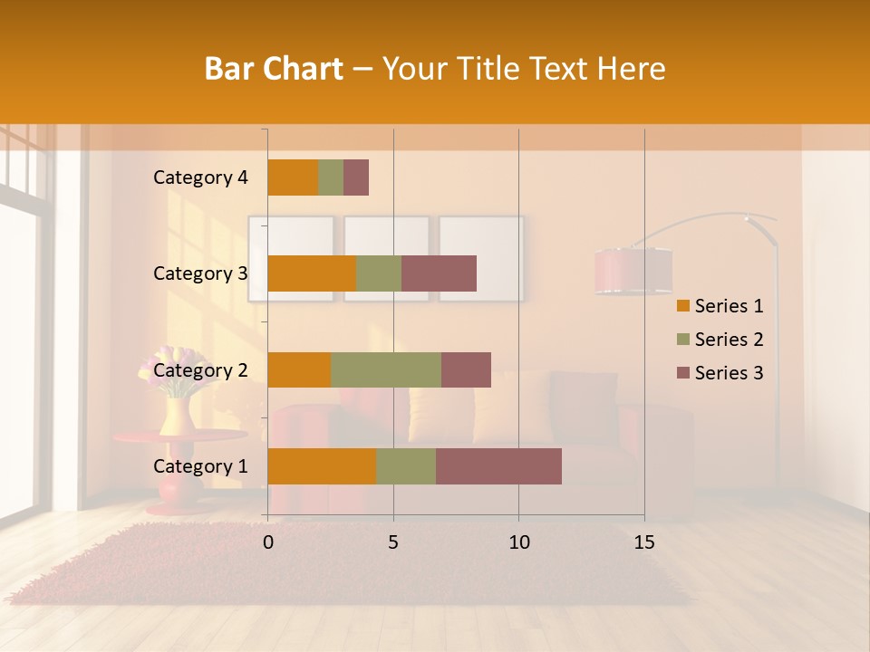 Horizontal Comfort Wall PowerPoint Template