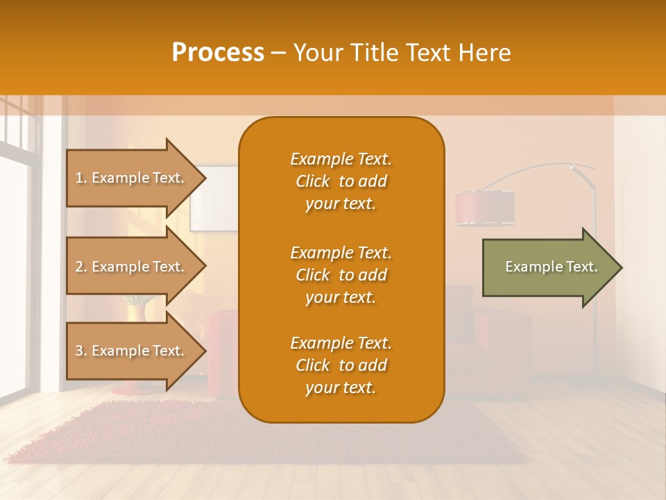 Horizontal Comfort Wall PowerPoint Template