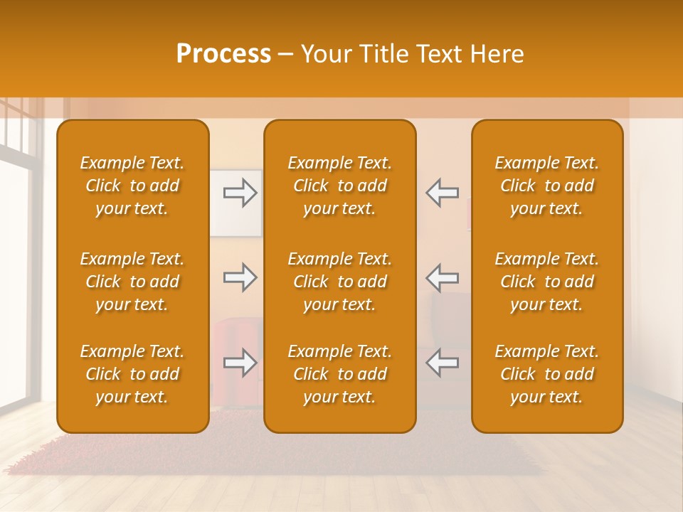 Horizontal Comfort Wall PowerPoint Template