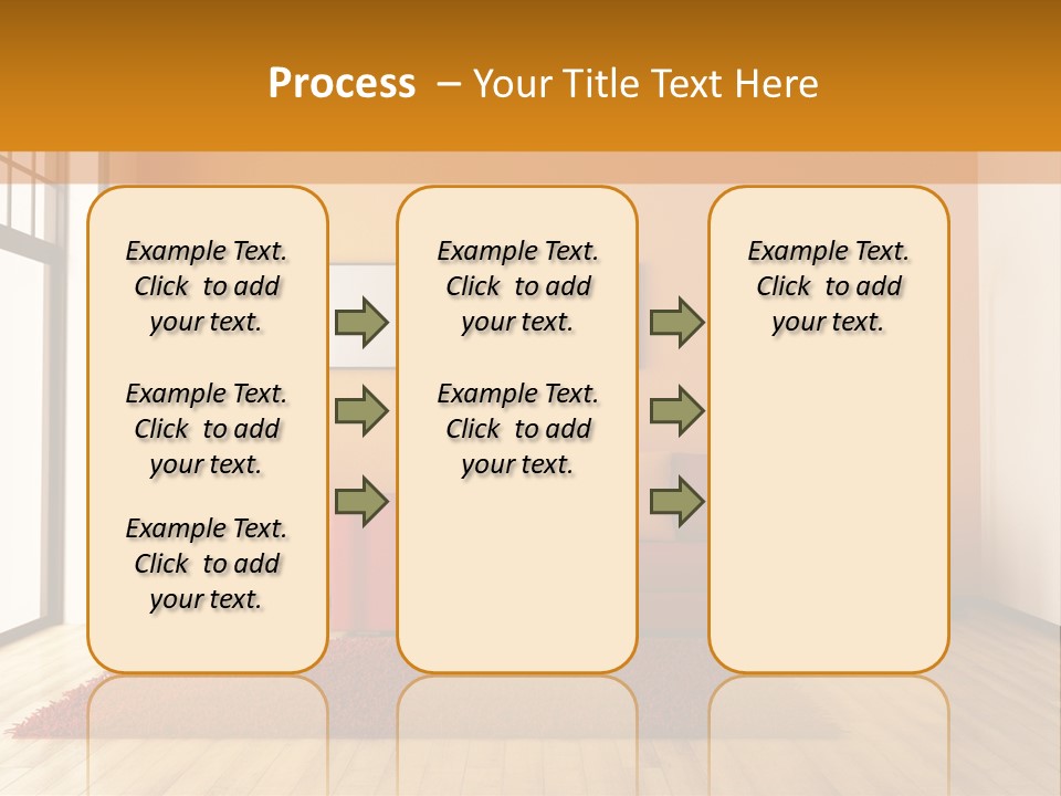 Horizontal Comfort Wall PowerPoint Template
