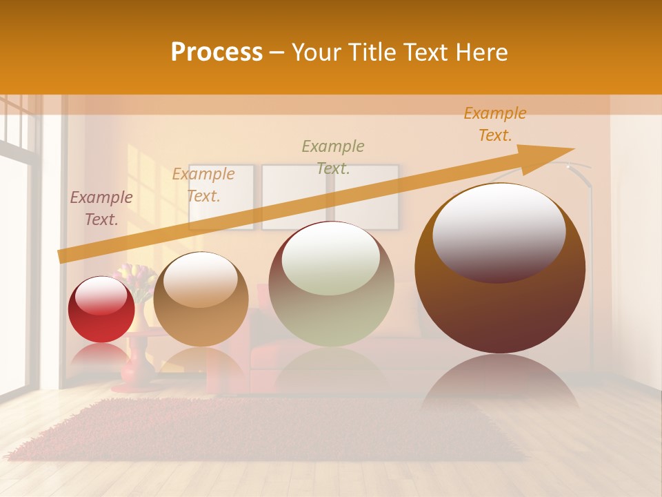 Horizontal Comfort Wall PowerPoint Template