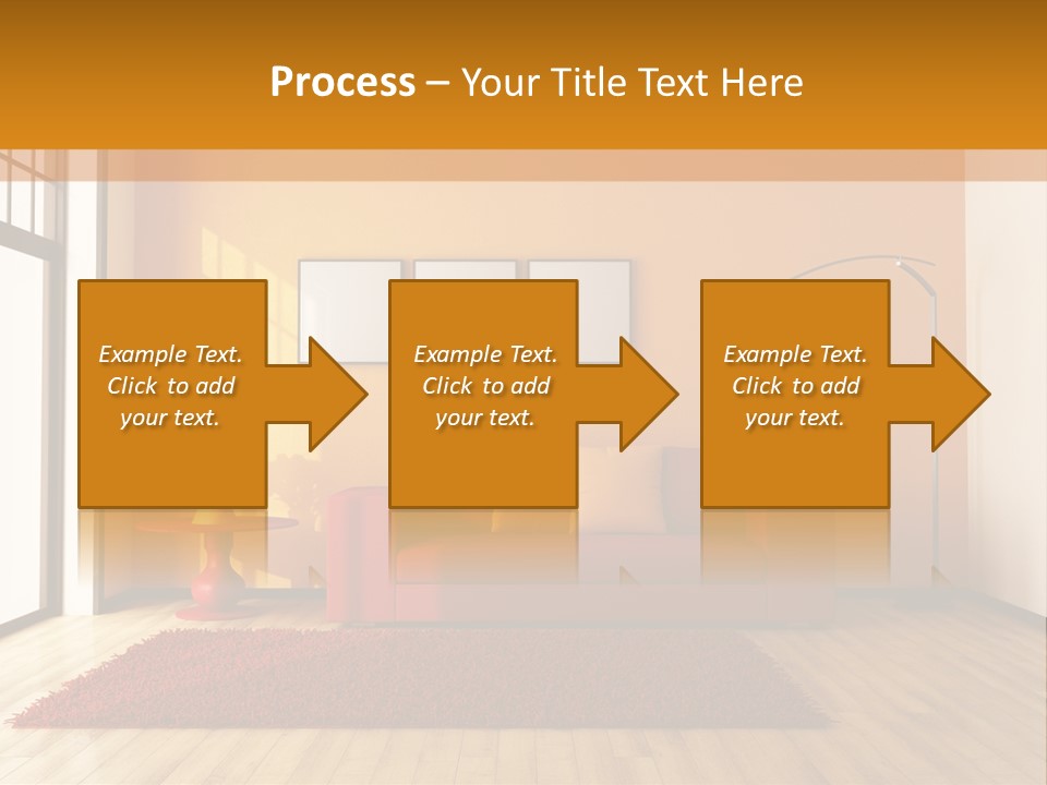 Horizontal Comfort Wall PowerPoint Template