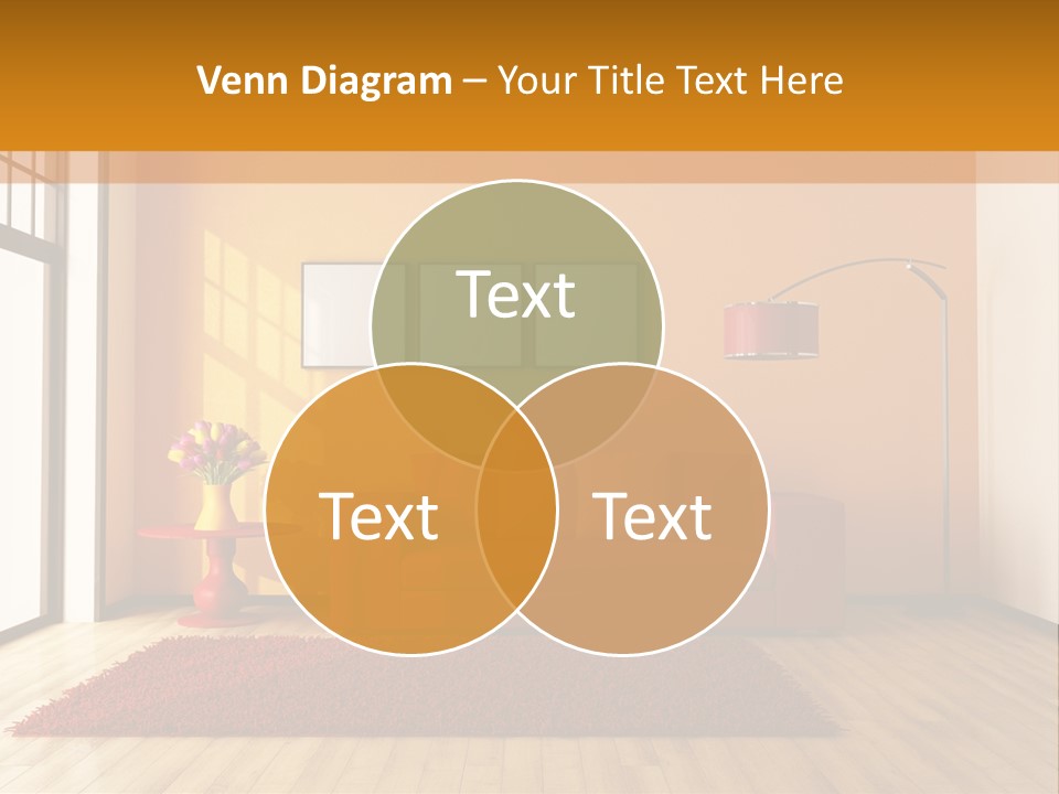 Horizontal Comfort Wall PowerPoint Template