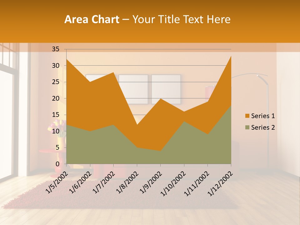 Horizontal Comfort Wall PowerPoint Template