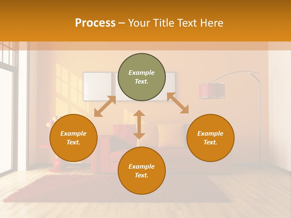Horizontal Comfort Wall PowerPoint Template