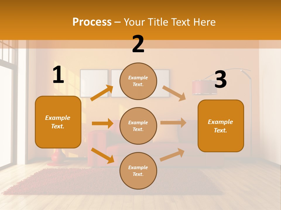 Horizontal Comfort Wall PowerPoint Template