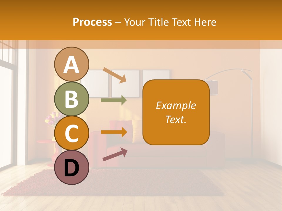 Horizontal Comfort Wall PowerPoint Template