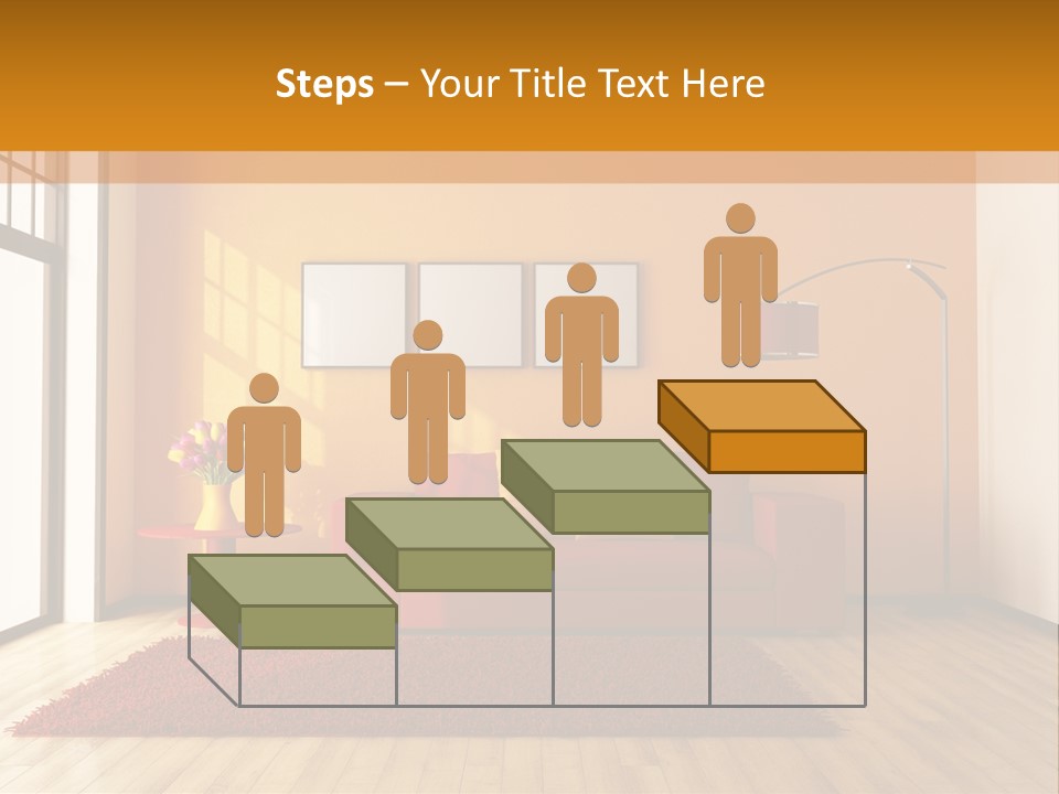 Horizontal Comfort Wall PowerPoint Template