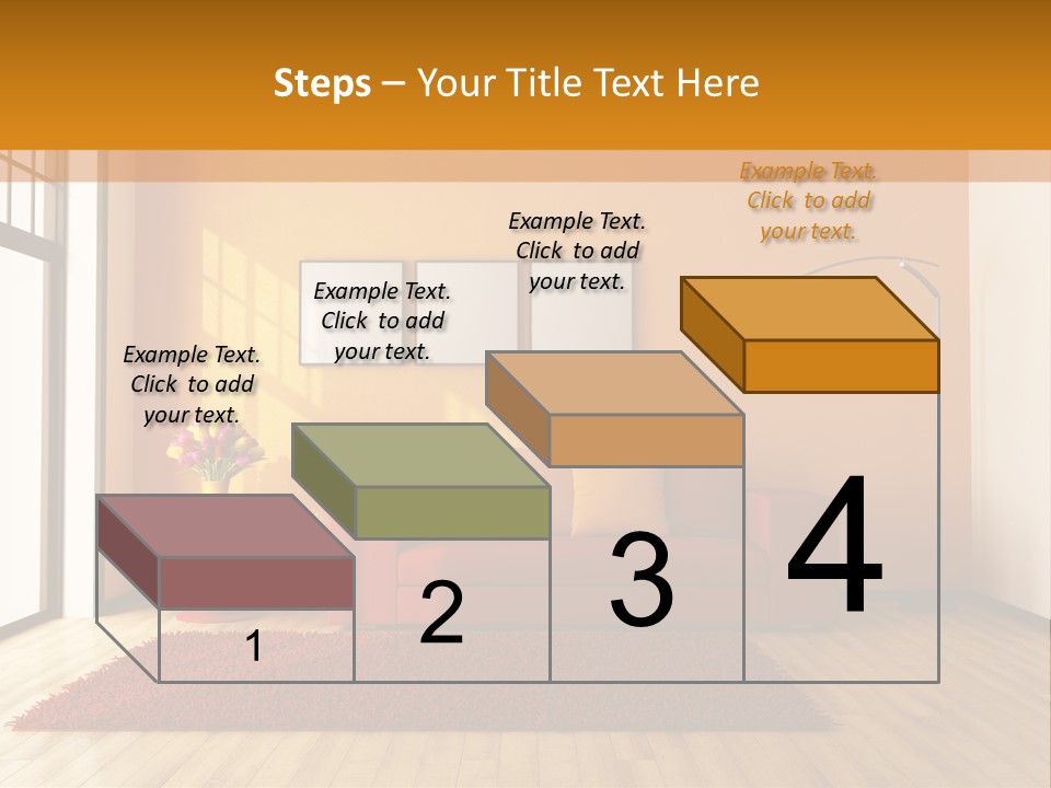 Horizontal Comfort Wall PowerPoint Template