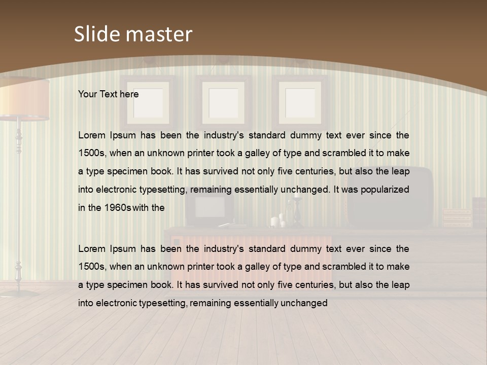 Technology Blank Antique PowerPoint Template
