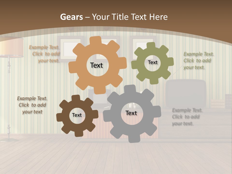 Technology Blank Antique PowerPoint Template