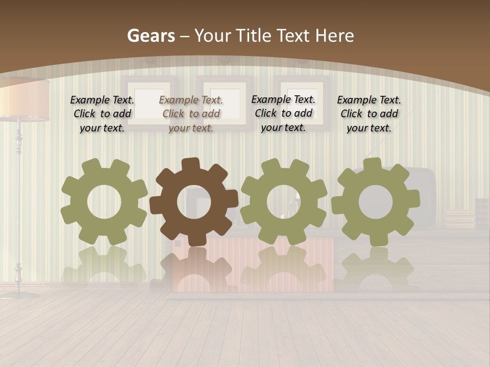 Technology Blank Antique PowerPoint Template