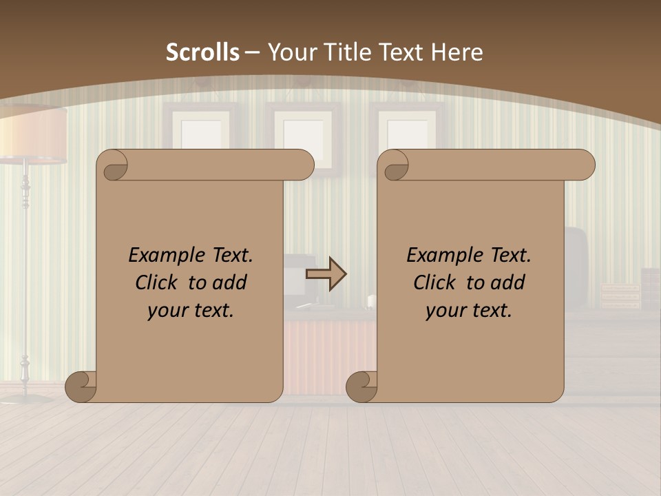 Technology Blank Antique PowerPoint Template