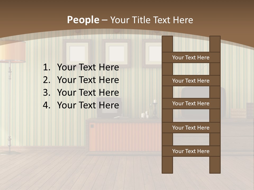 Technology Blank Antique PowerPoint Template