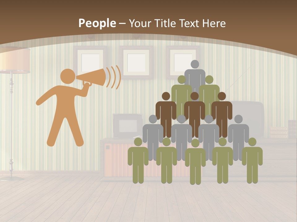 Technology Blank Antique PowerPoint Template
