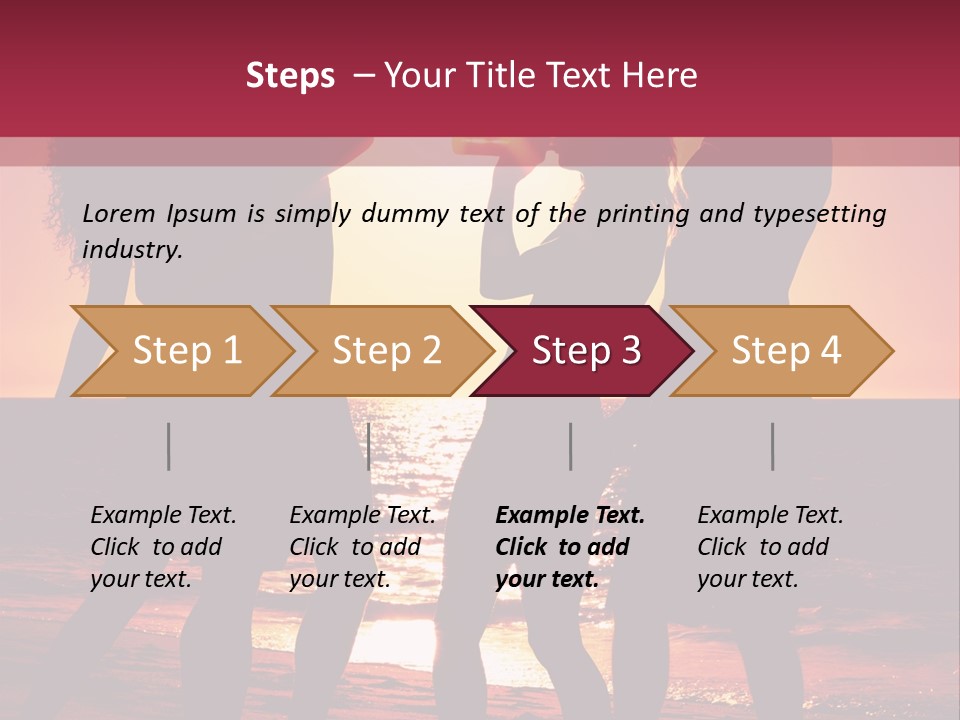 Ocean Leisure Four PowerPoint Template