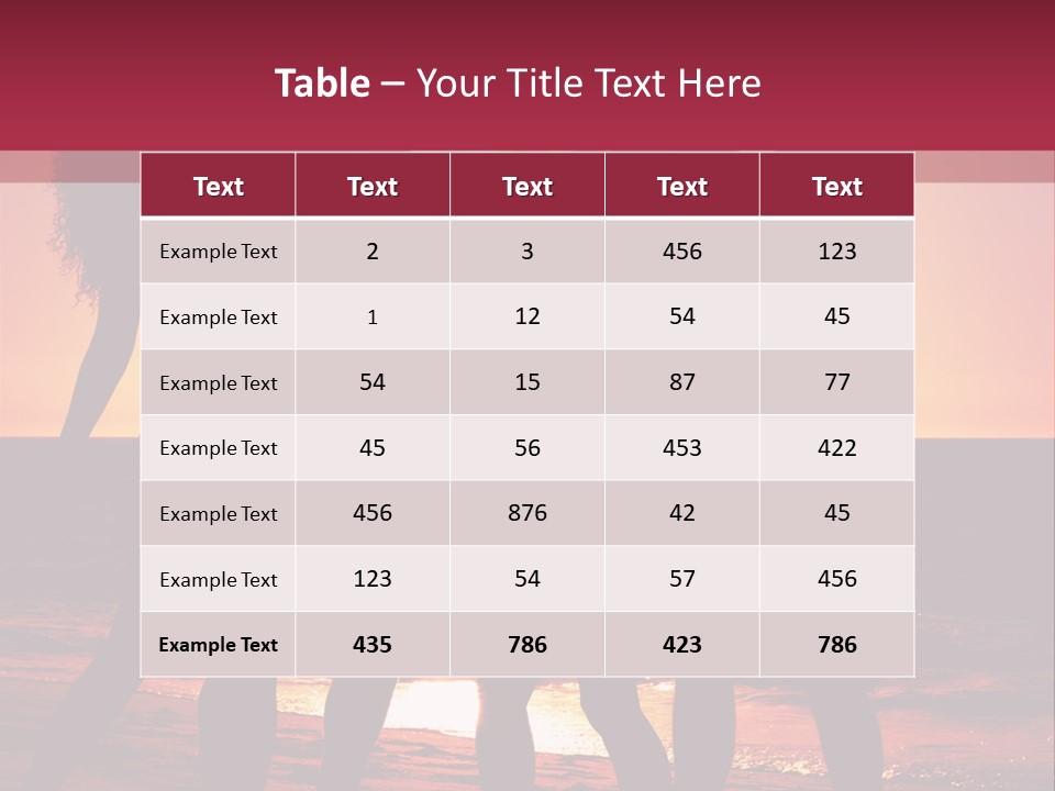 Ocean Leisure Four PowerPoint Template