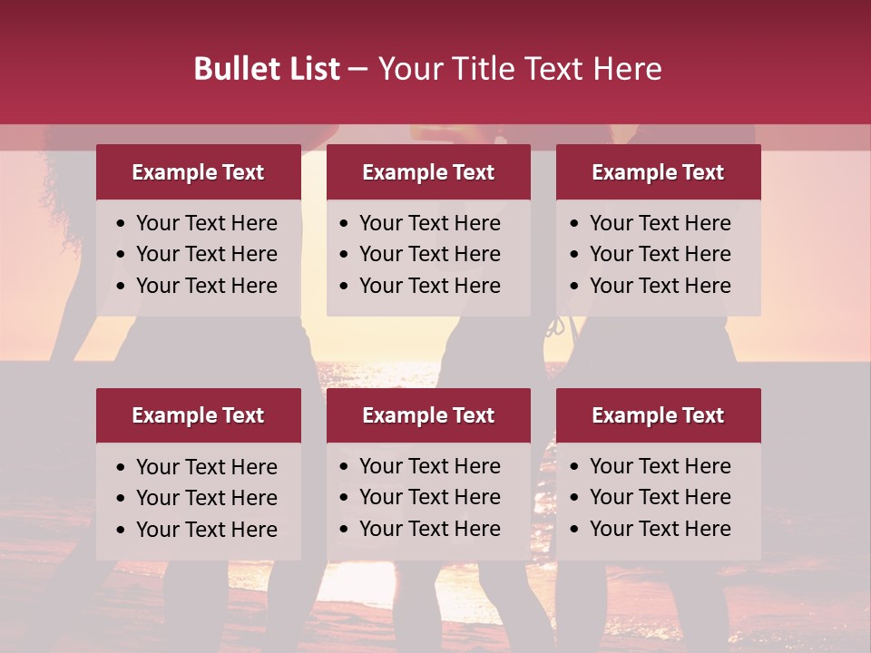 Ocean Leisure Four PowerPoint Template