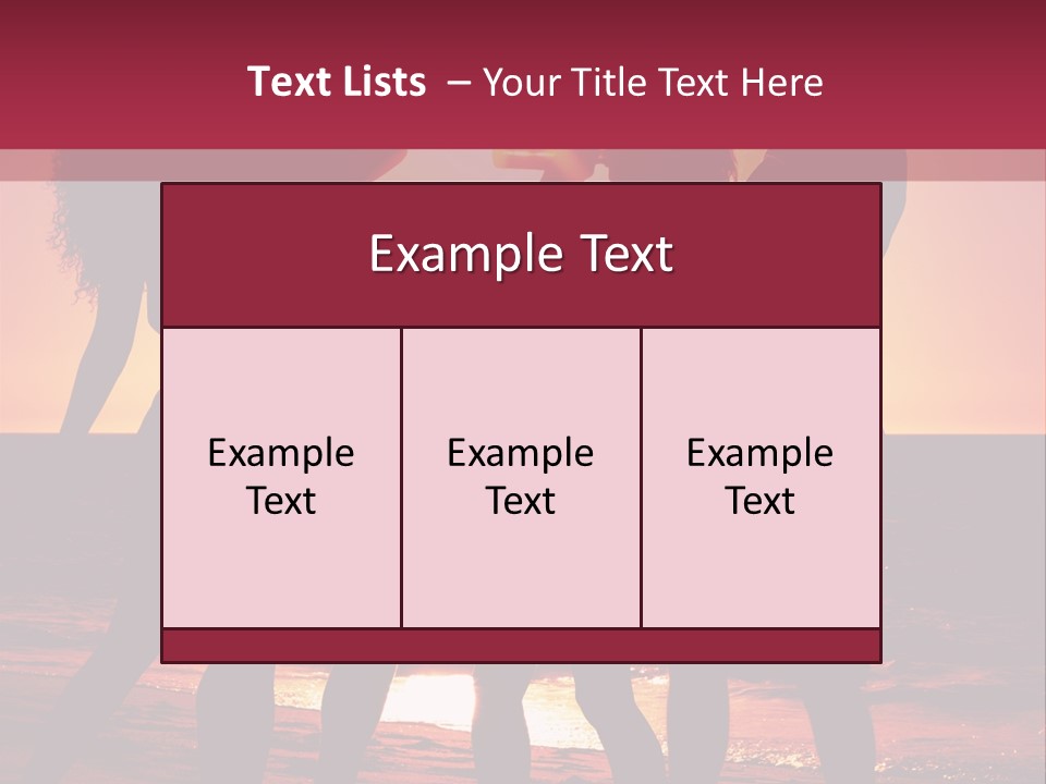 Ocean Leisure Four PowerPoint Template