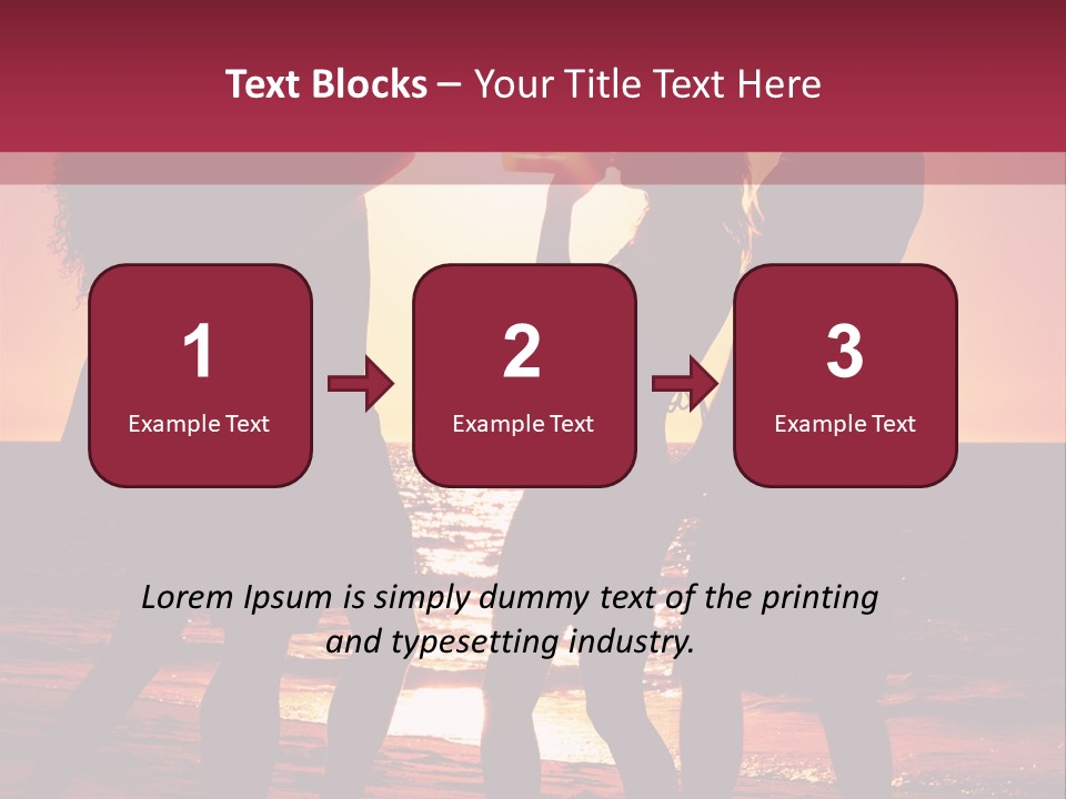 Ocean Leisure Four PowerPoint Template