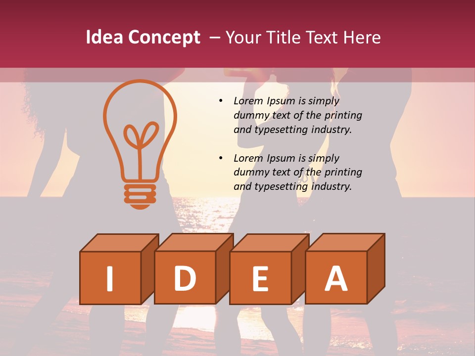 Ocean Leisure Four PowerPoint Template